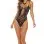 Deep Desire Teddy - One Size - Black