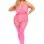 Take You There Bodystocking - Queen Size - Pink