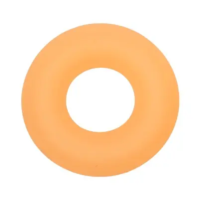 Alpha Glow-in-the-Dark Liquid Silicone Prolong Medium Ring - Orange