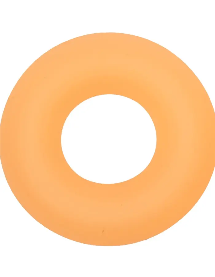 Alpha Glow-in-the-Dark Liquid Silicone Prolong Medium Ring - Orange