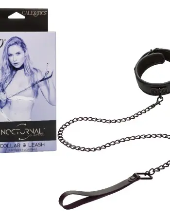 Nocturnal Collection Collar and Leash - Black