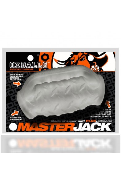 Masterjack Double Penetration Jo - Clear Ice