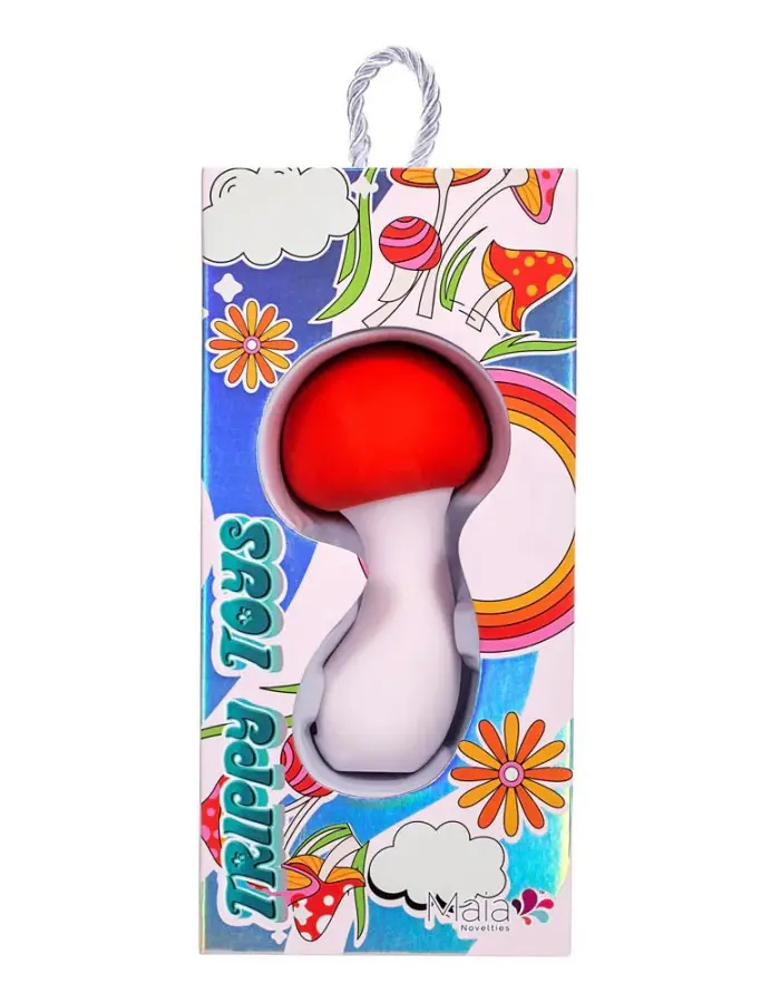 Shroomie Rechargeble Mushroom  Vibrator - Red