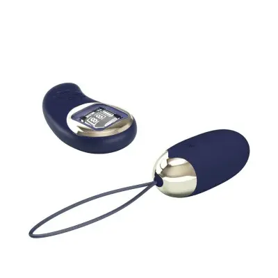 Mina Vibrating Remote Control Egg - Blue
