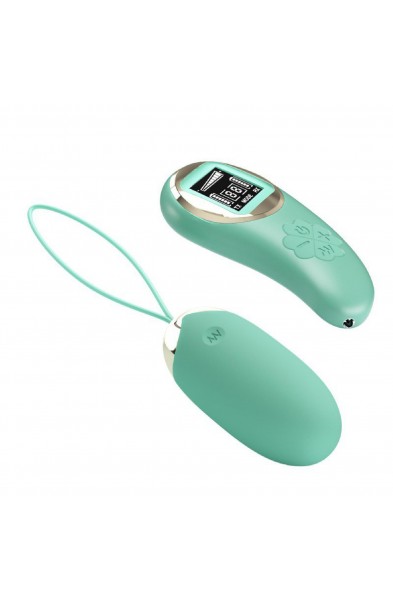 Mina Vibrating Remote Control Egg - Turquoise