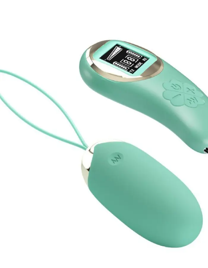 Mina Vibrating Remote Control Egg - Turquoise