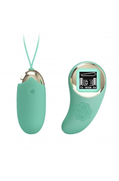 Mina Vibrating Remote Control Egg - Turquoise