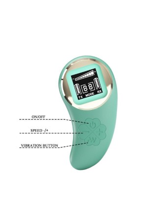 Mina Vibrating Remote Control Egg - Turquoise