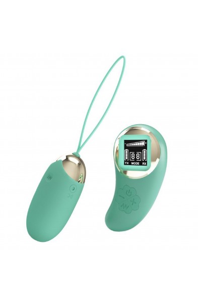 Mina Vibrating Remote Control Egg - Turquoise