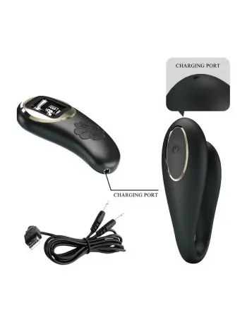 Nathan Double Pleasure Remote Control Vibrator - Black