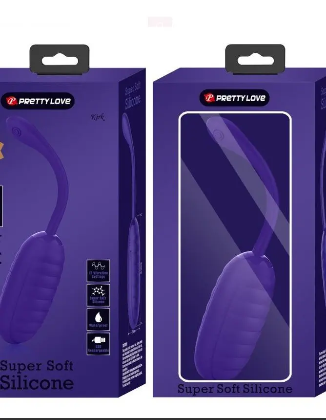 Kirk Rechargeable Vibrating Egg - Purple