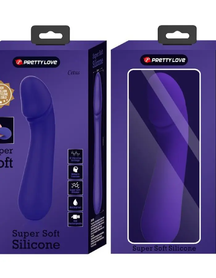 Cetus Rechargeable Vibrator - Purple