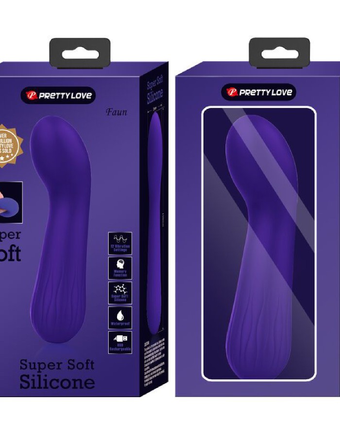 Faun Rechargeable Vibrator - Purple