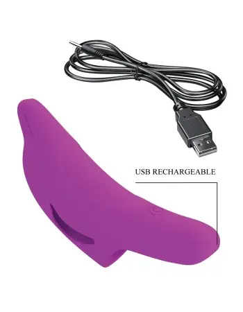 Delphini Dolphin Honey Finger Vibrator - Fuchsia