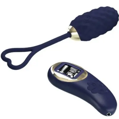 Vivian Remote Control Vibrating Egg - Blue