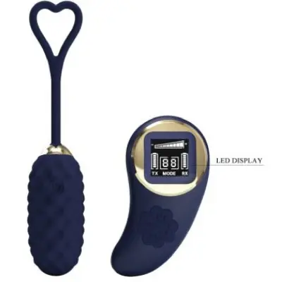 Vivian Remote Control Vibrating Egg - Blue
