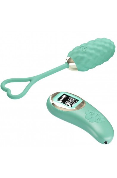 Vivian Remote Control Vibrating Egg - Turquoise