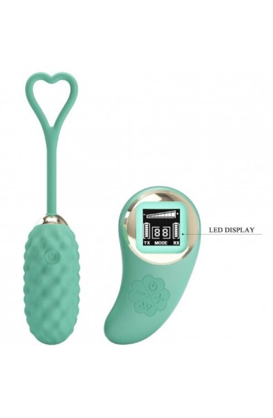 Vivian Remote Control Vibrating Egg - Turquoise