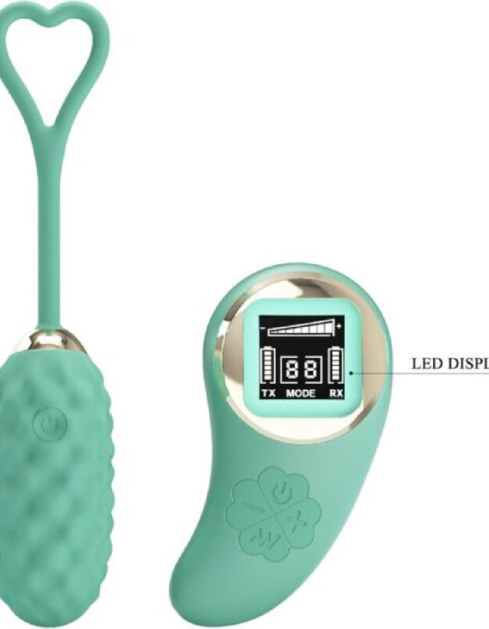 Vivian Remote Control Vibrating Egg - Turquoise