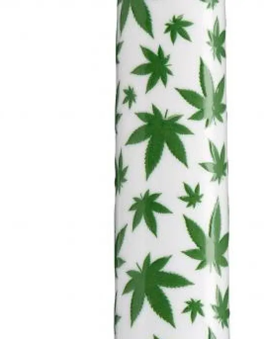 420 Slim Cannabis Leaf Vibe - White/green