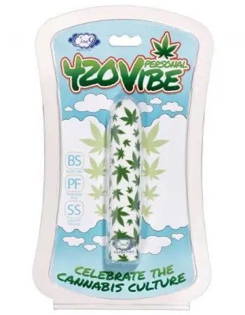 420 Slim Cannabis Leaf Vibe - White/green