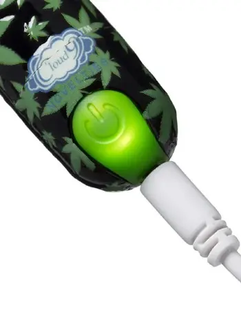 420 Stubby Vibe Cannabis Leaf - Black/green