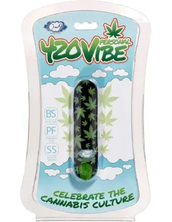 420 Stubby Vibe Cannabis Leaf - Black/green