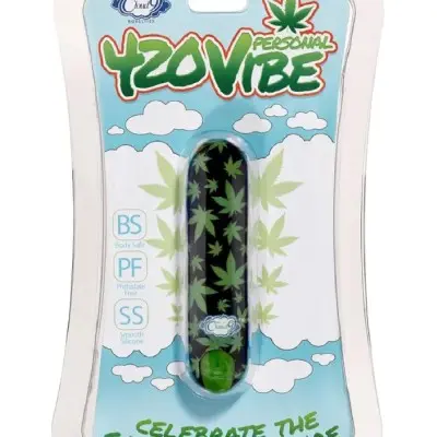 420 Stubby Vibe Cannabis Leaf - Black/green