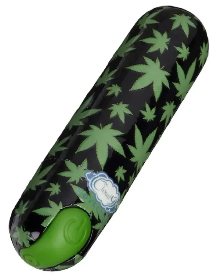 420 Stubby Vibe Cannabis Leaf - Black/green