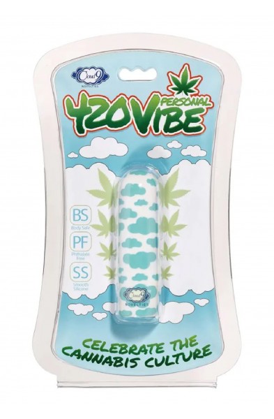 420 Stubby Vibe Cloud - White/blue