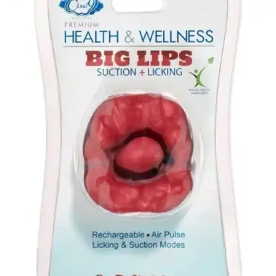 Big Lips Suction and Licking - Red
