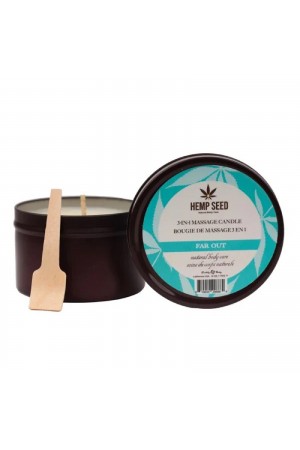 Hemp Seed 3-in-1 Massage Candle - Far Out 6 Oz