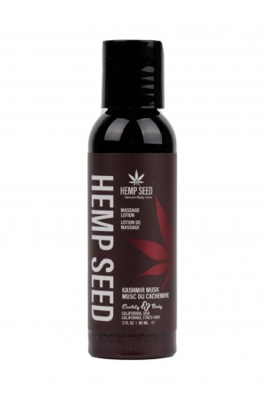 Hemp Seed Massage Lotion - Kashmir Musk 2 Oz