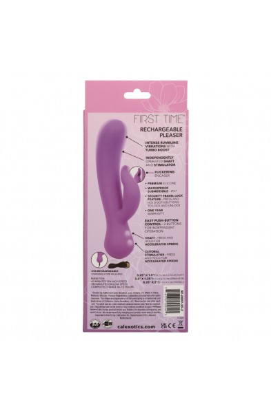 First Time Rechargeable Pleaser - Purple