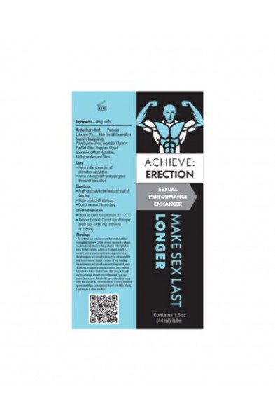 Achieve Erection - Sexual Performance Enhancer 1.5 Oz