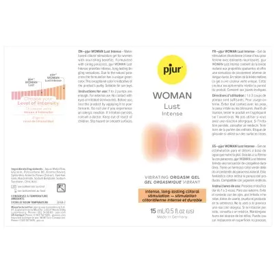 Pjur Woman Lust Intense Orgasm Gel 15 ml