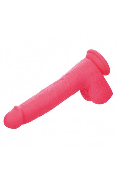 Rechargeable Rumbling and Thrusting Silicone Studs - Pink