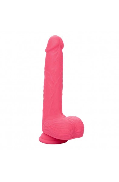 Rechargeable Rumbling and Thrusting Silicone Studs - Pink