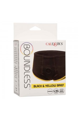 Boundless Black and Yellow Brief - Large/xlarge -  Black/yellow