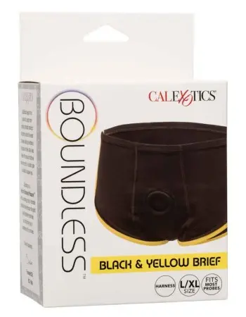 Boundless Black and Yellow Brief - Large/xlarge - Black/yellow