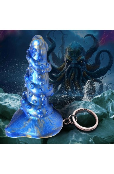 Lord Kraken Keychain - Blue