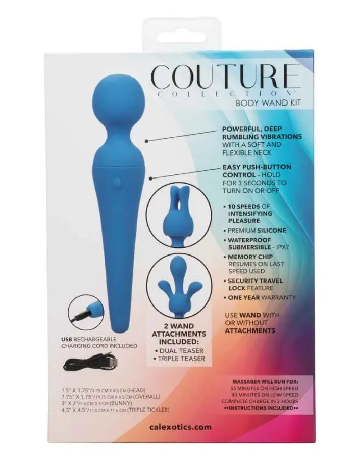 Couture Collection Body Wand Kit - Blue