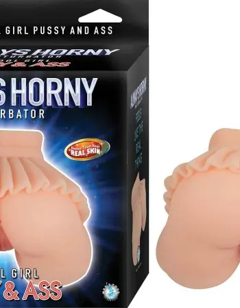 Always Horny Masturbator School Girl Pussy and Ass - White