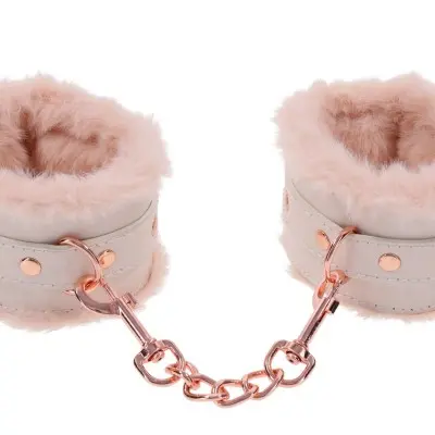 Peaches N Creame Fur Handcuffs - Pink