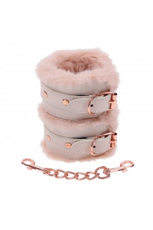 Peaches N Creame Fur Handcuffs - Pink