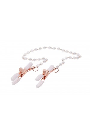 Peaches N Creame Pearl Nipple Clamps - Pink