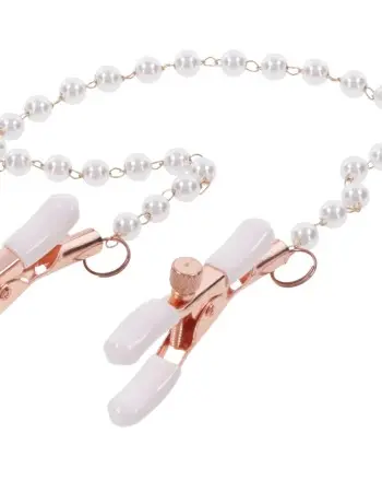Peaches N Creame Pearl Nipple Clamps - Pink