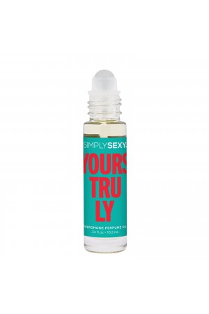 Simply Sexy Pheromone Perfume Oil Yours Truly  Roll on .34 Oz