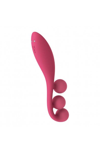 Tri Ball 1 Lay on Vibrator - Red