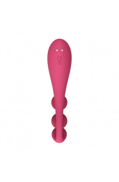 Tri Ball 1 Lay on Vibrator - Red